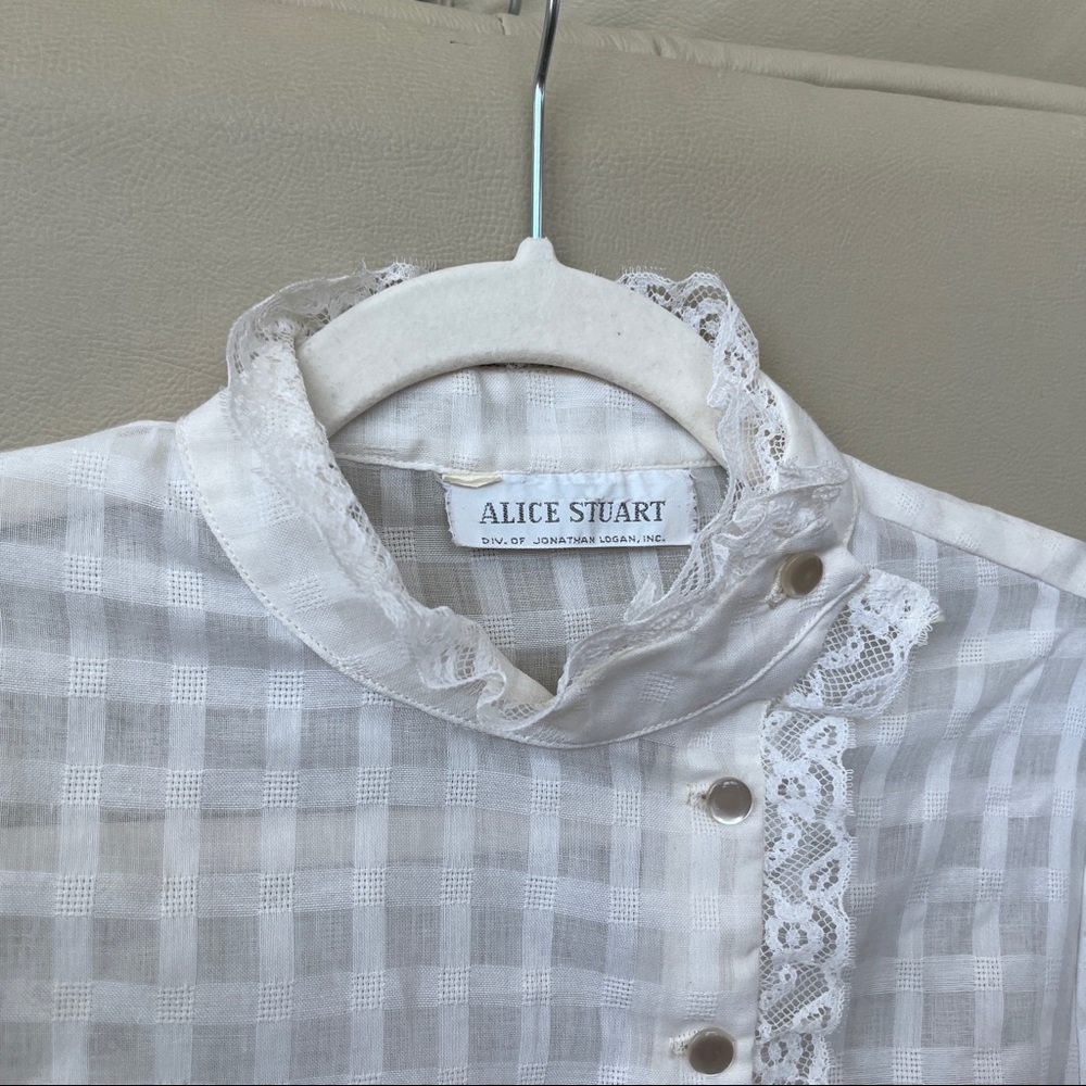 Vintage White Dress Shirt - Picture 7 of 12